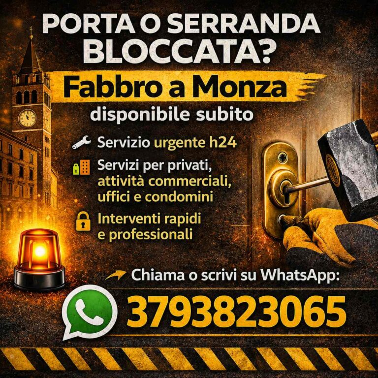 Fabbro Monza e Brianza  | Pronto Intervento h24